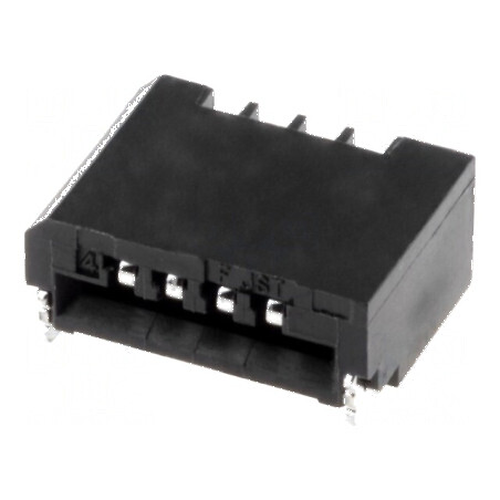 Conector FFC/FPC Orizontal 4 PIN Non-ZIF SMT 0,5A 25-85°C | Electronic-mag.ro | Componente Electronice