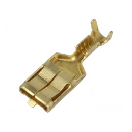 Terminal plat 6,3mm mamă 0,3-1mm² crimpat pe cablu | Electronic-mag.ro | Componente Electronice