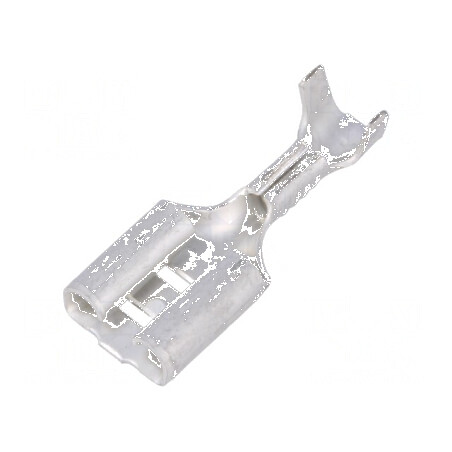 Terminal plat 6,3mm mamă crimpat pe cablu 0,5-1,65mm² | Electronic-mag.ro | Componente Electronice