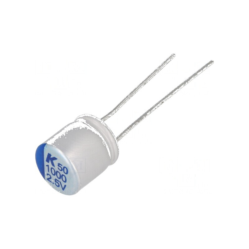Condensator polimeric 1000uF 2.5VDC THT low ESR 12mΩ | Electronic-mag.ro | Componente Electronice Condensator polimeric 1000uF 2.5VDC THT low ESR 12mΩ | Electronic-mag.ro | Componente Electronice