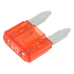 Siguranţă auto 10A 32VDC Mini 11mm | Electronic-mag.ro | Componente Electronice