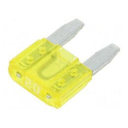 Siguranță 20A 32VDC Auto Mini 11mm | Electronic-mag.ro | Componente Electronice