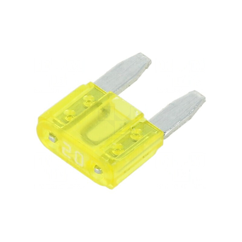 Siguranță 20A 32VDC Auto Mini 11mm | Electronic-mag.ro | Componente Electronice