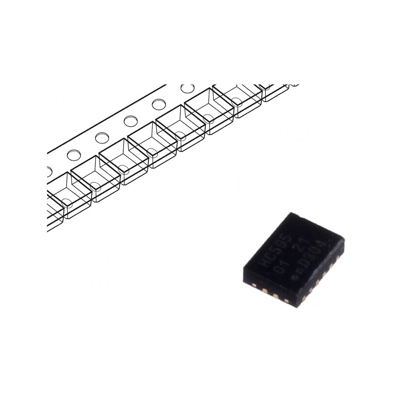 IC digital CMOS SMD DHVQFN16 2÷6VDC -40÷125°C | Electronic-mag.ro | Componente Electronice