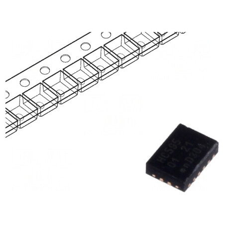 IC digital CMOS SMD DHVQFN16 2÷6VDC -40÷125°C | Electronic-mag.ro | Componente Electronice
