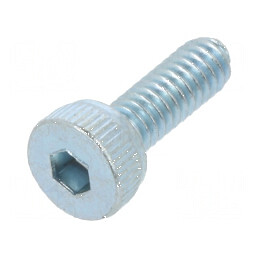 Şurub M2x6mm cu cap rotund imbus HEX 1,5mm din oţel zincat | Electronic-mag.ro | Componente Electronice