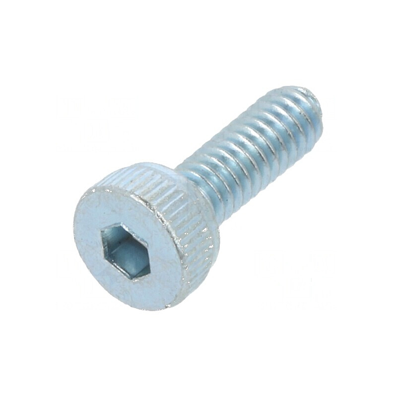 Şurub M2x6mm cu cap rotund imbus HEX 1,5mm din oţel zincat | Electronic-mag.ro | Componente Electronice