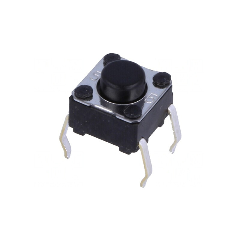 Microîntrerupător TACT SPST-NO 0,05A/24VDC THT | Electronic-mag.ro | Componente Electronice