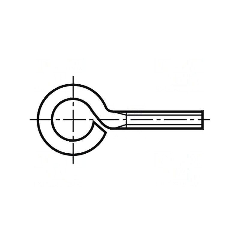 Cârlig inelar M3x10 oţel zincat 5mm | Electronic-mag.ro | Componente Electronice