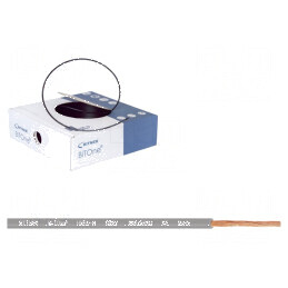 Cablu BiTOne H05V-K 0,75mm² PVC gri 100m 300V 500V | Electronic-mag.ro | Componente Electronice