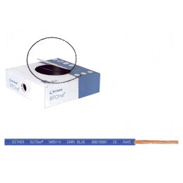 Cablu BiTOne H05V-K 0,75mm² PVC Albastru Închis | Electronic-mag.ro | Componente Electronice