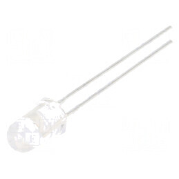 LED 5mm roșie 4180-8200mcd 30° convex 130mW | Electronic-mag.ro | Componente Electronice