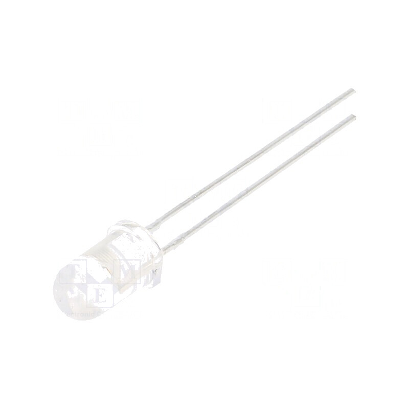 LED 5mm roșie 4180-8200mcd 30° convex 130mW | Electronic-mag.ro | Componente Electronice