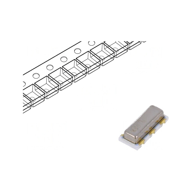 Rezonator ceramic 6MHz SMD 4,5x2x1,15mm - Tol: ±0,5% -40÷125°C | Electronic-mag.ro | Componente Electronice Rezonator ceramic 6MHz SMD 4,5x2x1,15mm - Tol: ±0,5% -40÷125°C | Electronic-mag.ro | Componente Electronice