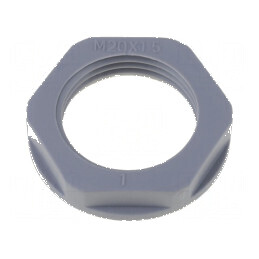 Piuliță M32 poliamidă gri închis 41mm -40° la 100°C Pas 1,5 | Electronic-mag.ro | Componente Electronice
