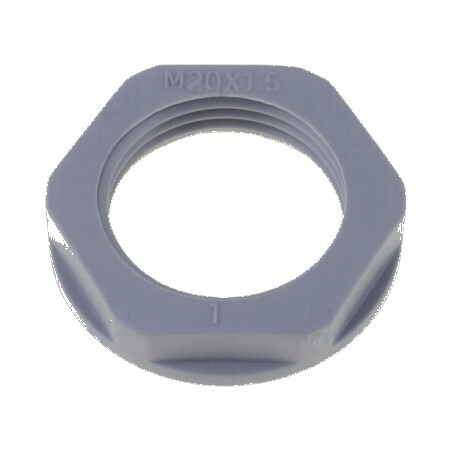 Piuliță M32 poliamidă gri închis 41mm -40° la 100°C Pas 1,5 | Electronic-mag.ro | Componente Electronice