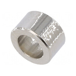 Manşon distanţier 4mm cilindric alamă nichel 7mm diameter exterior | Electronic-mag.ro | Componente Electronice