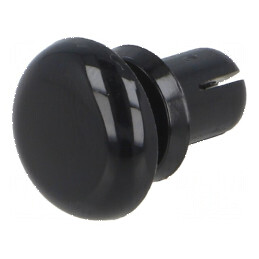 Diblu poliamidă 8mm - 6,1mm montaj negru | Electronic-mag.ro | Componente Electronice