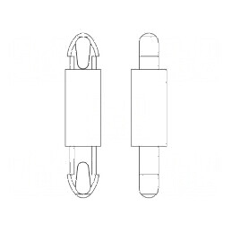 Distanţier PCB poliamidă 66 12mm clichet | Electronic-mag.ro | Componente Electronice
