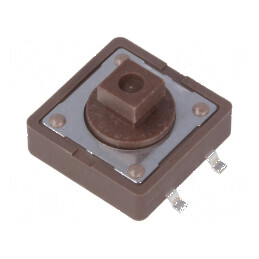 Microîntrerupător TACT SPST-NO 0,05A/12VDC SMT Poz: 2 | Electronic-mag.ro | Componente Electronice
