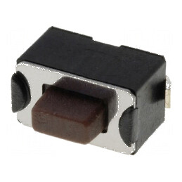 Microîntrerupător TACT SPST-NO 0,05A/12VDC SMT Poz: 2 | Electronic-mag.ro | Componente Electronice