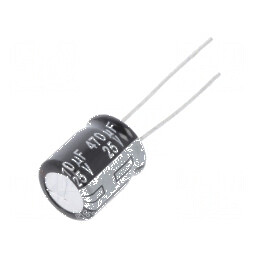 Condensator electrolitic low ESR THT 100uF 63VDC Ø10x12,5mm | Electronic-mag.ro | Componente Electronice
