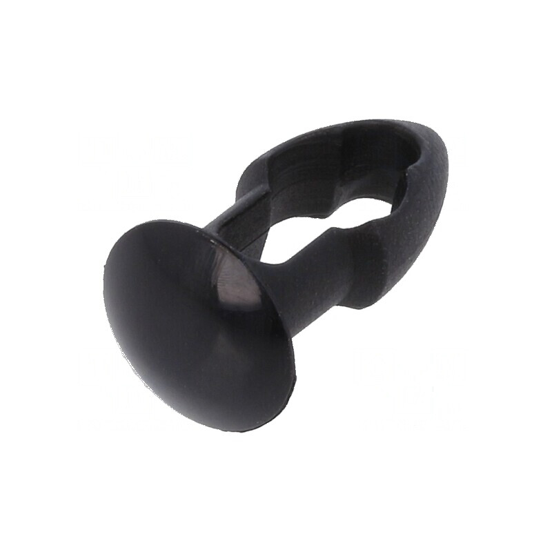 Diblu poliamidă 5,6mm x 6,4mm negru UL94V-2 | Electronic-mag.ro | Componente Electronice