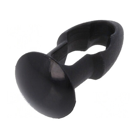 Diblu poliamidă 5,6mm x 6,4mm negru UL94V-2 | Electronic-mag.ro | Componente Electronice