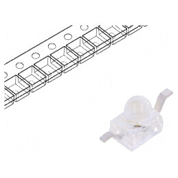 LED SMD Gull Wing Verde 400-800mcd 2.5x2x2.8mm 20° 20mA 75mW | Electronic-mag.ro | Componente Electronice