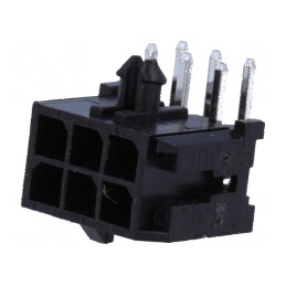 Conector cablu-placă soclu tată 3mm PIN 6 THT 5A 10mΩ | Electronic-mag.ro | Componente Electronice