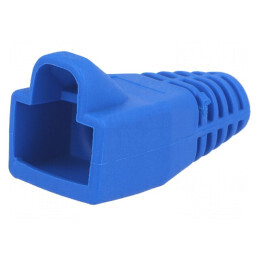 Protecție mufă RJ45 6mm albastră | Electronic-mag.ro | Componente Electronice