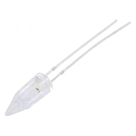 LED 5mm Alb Rece Imitare Efect Lumânare 750-1120mcd 100° | Electronic-mag.ro | Componente Electronice