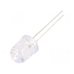 LED 10mm Albastru 1120-1560mcd 30° Convex | Electronic-mag.ro | Componente Electronice