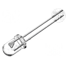 LED 5mm Albastru Clipitor 2000-2500mcd 30° 20mA | Electronic-mag.ro | Componente Electronice