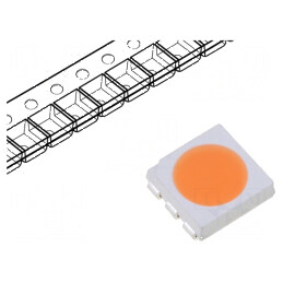 LED SMD 5050 PLCC6 alb 16,5-18,5lm 120° 60mA | Electronic-mag.ro | Componente Electronice