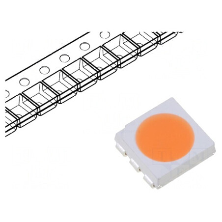 LED SMD 5050 PLCC6 alb 16,5-18,5lm 120° 60mA | Electronic-mag.ro | Componente Electronice