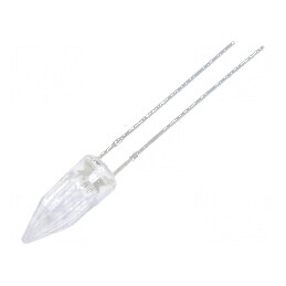 LED 5mm roșie efect lumânare 750mcd 20mA | Electronic-mag.ro | Componente Electronice