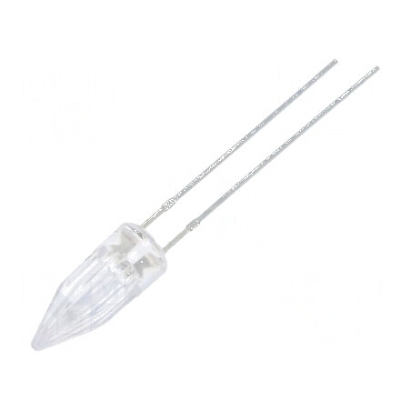 LED 5mm roșie efect lumânare 750mcd 20mA | Electronic-mag.ro | Componente Electronice