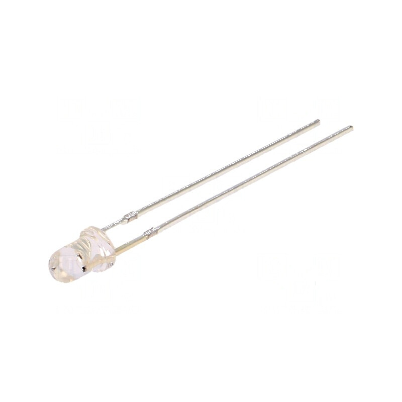 LED 3mm Roșie 1120-1560mcd 30° Convex 12VDC | Electronic-mag.ro | Componente Electronice