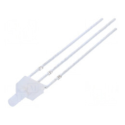 LED bicolor 2mm roșu/albastru 750-1120mcd 90° | Electronic-mag.ro | Componente Electronice