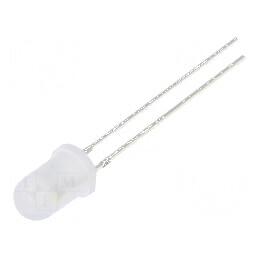 LED 5mm alb rece clipitor 2180-3000mcd 60° 20mA | Electronic-mag.ro | Componente Electronice