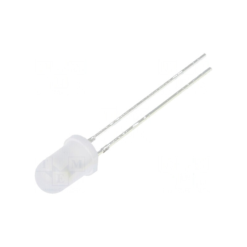 LED 5mm alb rece clipitor 2180-3000mcd 60° 20mA | Electronic-mag.ro | Componente Electronice