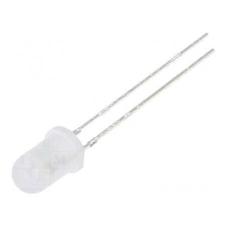 LED 5mm alb rece clipitor 2180-3000mcd 60° 20mA | Electronic-mag.ro | Componente Electronice