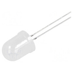 LED 10mm alb rece clipire 1120-1560mcd 30° 20mA | Electronic-mag.ro | Componente Electronice