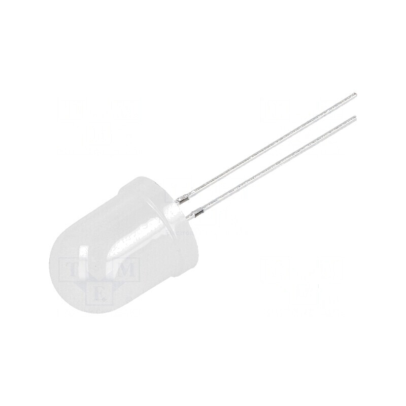 LED 10mm alb rece clipire 1120-1560mcd 30° 20mA | Electronic-mag.ro | Componente Electronice