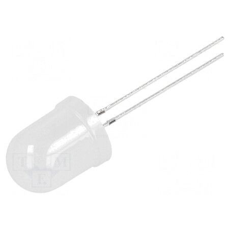LED 10mm alb rece clipire 1120-1560mcd 30° 20mA | Electronic-mag.ro | Componente Electronice