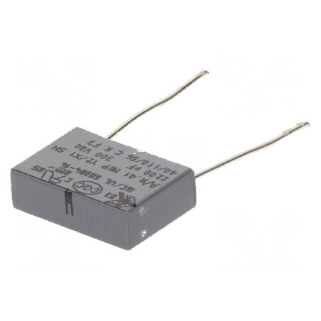 Condensator polipropilenă Y2 R41 2,2nF 13x4x9mm THT ±20% | Electronic-mag.ro | Componente Electronice