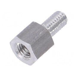 Piuliță distanțieră filetată 5mm M3 | Electronic-mag.ro | Componente Electronice