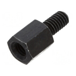 Piuliță distanțieră filetată 8mm M4 | Electronic-mag.ro | Componente Electronice