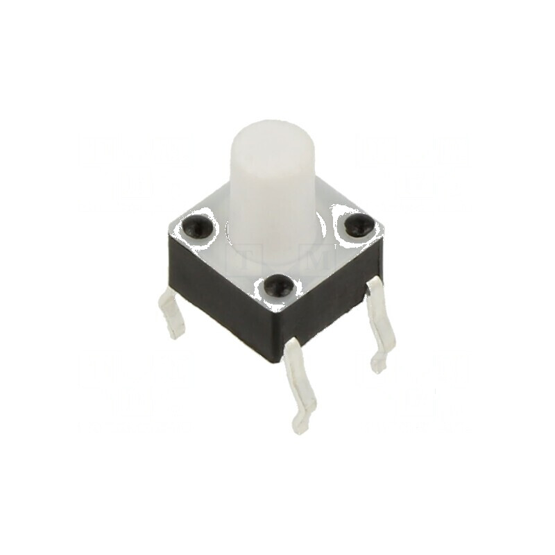 Microîntrerupător TACT SPST-NO 0,05A/12VDC THT 1,57N | Electronic-mag.ro | Componente Electronice Microîntrerupător TACT SPST-NO 0,05A/12VDC THT 1,57N | Electronic-mag.ro | Componente Electronice